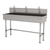 Advance Tabco 19-FM-60EF 60" W x 19.5" D 16 Gauge Freestanding Multiwash Hand Sink
