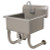 Advance Tabco FC-WM-3119KV 28" W x 16" D x 8" Deep Bowl 16 Gauge Stainless Steel Wall Mounted Service Sink