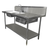 Advance Tabco DL-30-96 96" W x 30" D Stainless Steel 14 Gauge Prep Table Sink Unit