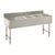 Advance Tabco CRB-63C 72" W x 21" D Stainless Steel 3 Bowls Underbar Basics Sink Unit