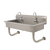 Advance Tabco FC-WM-40EF 40" W x 19.5" D x 29.5" H 16 Gauge 304 Stainless Steel Wall Mounted Multiwash Sink