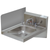 Advance Tabco 7-PS-11D 12" H Welded Side Splash for ADA Compliant Hand Sinks