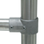 Advance Tabco K-477 T-Shaped Replacement In-Line Leg Clamp