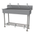 Advance Tabco FC-FM-60FV 60" W x 19.5" D 16 Gauge Freestanding Multiwash Hand Sink