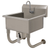 Advance Tabco FS-WM-2219KV 20" W x 19.5" D x 8" Deep Bowl 14 Gauge Stainless Steel Wall Mounted Service Sink