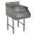 Advance Tabco SL-GS-18 18" W x 23" D Open Base 4" Splash Underbar Basics Recessed Drainboard