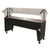 Advance Tabco B5-STU-B 5-Pan 20 Gauge Stainless Steel Black Vinyl Portable Solid Top Buffet Table