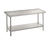 Advance Tabco VLG-309 108" W x 30" D Galvanized Base 14 Gauge Work Table