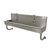 Advance Tabco 19-18-40EFADA 40" W x 19.5" D x 25.5" H 16 Gauge 304 Stainless Steel Wall Mounted Multiwash Hand Sink