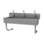 Advance Tabco FS-WM-60EF 60" W x 19.5" D x 29.5" H 14 Gauge 304 Stainless Steel Wall Mounted Multiwash Hand Sink