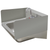 Advance Tabco 7-PS-17E 7.75" H Both Sides Welded Side Splash for Hand Sinks