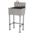 Advance Tabco WSS-14-21-FM-F 18" W x 17.5" D x 42.5" H 16 Gauge 304 Stainless Steel Service Sink