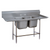 Advance Tabco 94-42-48-24RL 45" H x 101" W x 32" D 14 Gauge 304 Stainless Steel 2-Compartment Regaline Sink