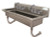 Advance Tabco FS-WM-40-ADA-F 40" W x 19.5" D x 25.5" H 14 Gauge 304 Stainless Steel Wall Mounted Multiwash Hand Sink