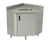 Advance Tabco SHK-2441 41" W x 40.5" H x 41" D Corner Design Freestanding Sink Cabinet