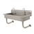 Advance Tabco FS-WM-40EF 40" W x 19.5" D x 29.5" H 14 Gauge 304 Stainless Steel Wall Mounted Multiwash Hand Sink