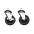 Advance Tabco EC-25 4 Swivel Rubber with 2 Brakes Special Value Wire Shelving Stem Casters