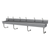 Advance Tabco FC-WM-120EFADA 120" W x 19.5" D 16 Gauge Wall Mounted Multiwash Hand Sink