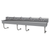 Advance Tabco FS-WM-100-ADA-F 100" W x 19.5" D x 25.5" H 14 Gauge 304 Stainless Steel Wall Mounted Multiwash Hand Sink