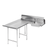 Advance Tabco DTS-D70-72L 71" L 16 Gauge 304 Stainless Steel L-Shaped Dishlanding-Soil Dishtable