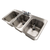 Advance Tabco DBS-3 38" W x 19" D Stainless Steel 3 Compartments 20 Gauge Drop In Bar Sink