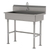 Advance Tabco FC-FM-1-EFADA 40" W x 19.75" D 16 Gauge Freestanding Service Sink