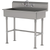 Advance Tabco FS-FM-1-ADA-F 40" W x 19.5" D x 42.5" H 14 Gauge 304 Stainless Steel Service Sink