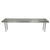 Advance Tabco TS-12-144R 144" W x 12" D 18 Gauge 430 Stainless Steel Overshelf