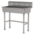 Advance Tabco FS-FM-40-ADA 40" W x 19.5" D x 42.5" H 14 Gauge 304 Stainless Steel Multiwash Hand Sink
