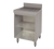 Advance Tabco CRD-4BM 48" W x 21" D Open Cabinet Base 4" Splash Underbar Basics Drainboard