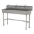 Advance Tabco FS-FM-60-ADA-F 60" W x 19.5" D x 42.5" H 14 Gauge Stainless Steel Multiwash Hand Sink
