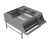 Advance Tabco PR-42X30-10-L 42" L x 29" H Stainless Steel Pass-Thru Ice Bin on Left Prestige Double Service Station