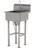 Advance Tabco FS-FM-3119KV 28" W x 19.5" D x 14 Gauge Stainless Steel Freestanding Service Sink