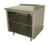 Advance Tabco EF-SS-3012M 144" W x 30" D x 1.5" H 304 Stainless Steel 14 Gauge Open Front Work Table