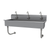 Advance Tabco FC-WM-60EF 60" W x 19.5" D x 29.5" H 16 Gauge 304 Stainless Steel Wall Mounted Multiwash Hand Sink