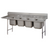 Advance Tabco 9-84-80-36L 129" W x 36" D x 42" H Stainless Steel 18 Gauge 4-Compartments Regaline Sink