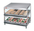 Hatco GRSDS-30D-120-QS 30" W 2 Aluminum and Stainless Slanted Shelves Glo-Ray Merchandising Warmer