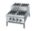 Jade JHPE-2-224-F-NG 24" W 2 Burners Open 2 Burners Step-Up Open Natural Gas Floor Model Supreme Step-Up Hotplate - 80,000 BTU