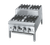 Jade JHPE-2-224-F-NG 24" W 2 Burners Open 2 Burners Step-Up Open Natural Gas Floor Model Supreme Step-Up Hotplate - 80,000 BTU