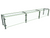 Hatco EP12-09615 96" W x 17.25" H x 15" D Stainless Steel Single-Sided Full-Service Flav-R-Shield EP12 Food Shield