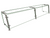 Hatco EP21-08415 84" W x 15" D Stainless Steel Frame Full-Service Pass-Over Single-Sided Flav-R-Shield EP21 Food Shield