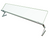 Hatco ALLIN1-72 74.5" W x 15.25" D Aluminum Self-Service Portable Flav-R-Shield ALLIN1 Food Shield
