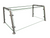 Hatco EP22-03618 36" W x 18" D Stainless Steel Frame Full-Service Pass-Over Single-Sided Flav-R-Shield EP22 Food Shield