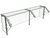 Hatco ES40-72 72" W x 19.87" D Stainless Steel Frame Self Service Single-Sided Flav-R-Shield ES40 Food Shield