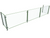 Hatco EP5-RING-120 120" W x 18" D Stainless Steel Frame Full-Service Single-Sided Flav-R-Shield EP5-RING Food Shield