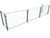 Hatco EP5-RING-108 108" W x 18" D Stainless Steel Frame Full-Service Single-Sided Flav-R-Shield EP5-RING Food Shield