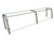 Hatco EP22-07212 72" W x 11.5" D Stainless Steel Frame Full-Service Pass-Over Single-Sided Flav-R-Shield EP22 Food Shield