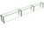 Hatco ED20-14412 144" W x 18" H x 12" D Stainless Steel Single-Sided Full-Service Flav-R-Shield ED20 Food Shield