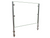 Hatco EP7-24 24" W x 1.75" D Stainless Steel Frame Full-Service Pass-Over Single-Sided Flav-R-Shield EP7 Food Shield