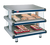 Hatco GR2SDS-54D 60.25" W 2 Slanted Aluminum Shelves Glo-Ray Designer Slant Display Warmer - 120/208 Volts